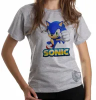 Baby look blusa Feminina Sonic - Foto 4