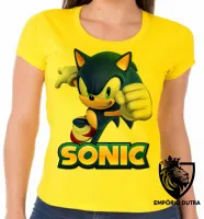 Baby look blusa Feminina Sonic - Foto 5