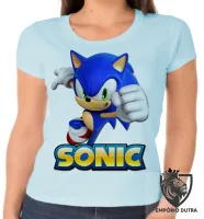 Baby look blusa Feminina Sonic - Foto 6