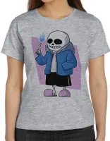 Baby look blusa Feminina undertale caveira game jogo android - Foto 2