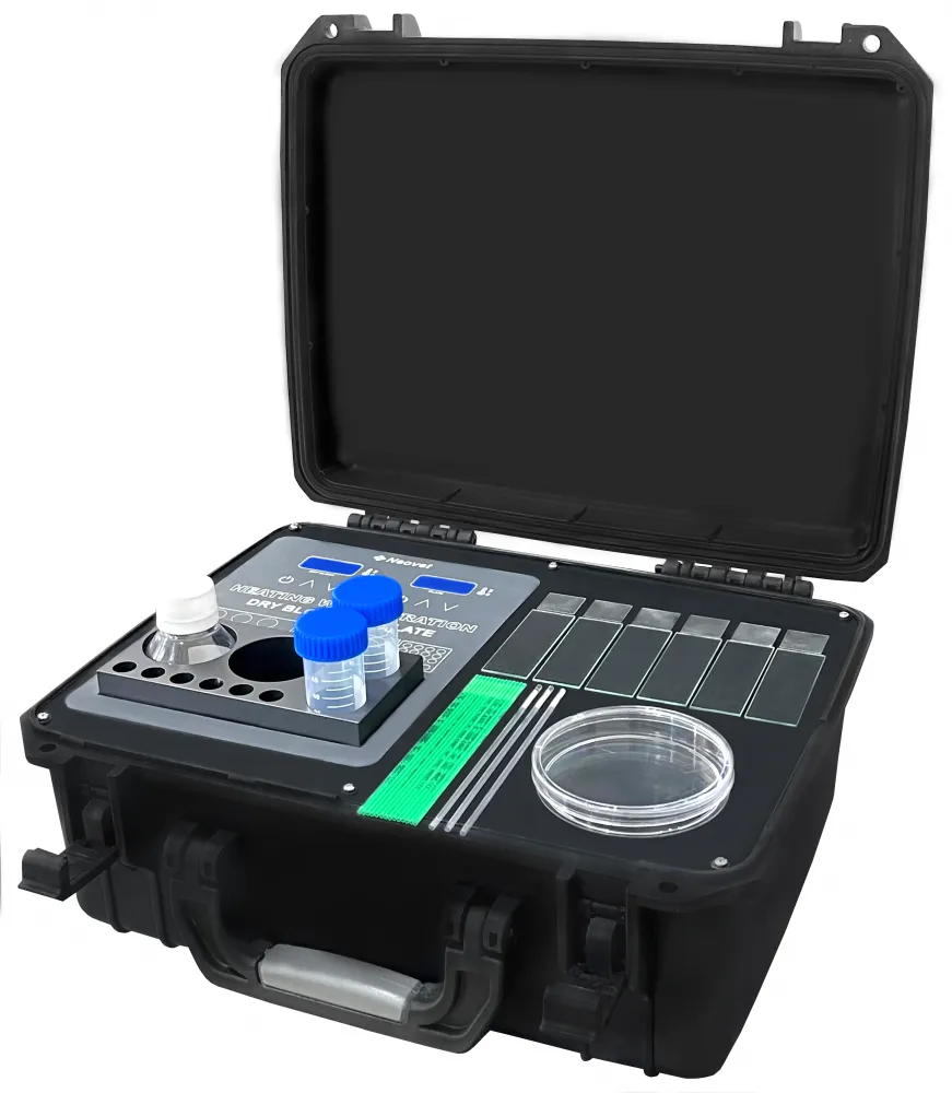 Mesa Aquecedora Portátil com Aquecedor de Bloco Seco de Tubo e Frasco