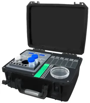 Mesa Aquecedora Portátil com Aquecedor de Bloco Seco de Tubo e Frasco