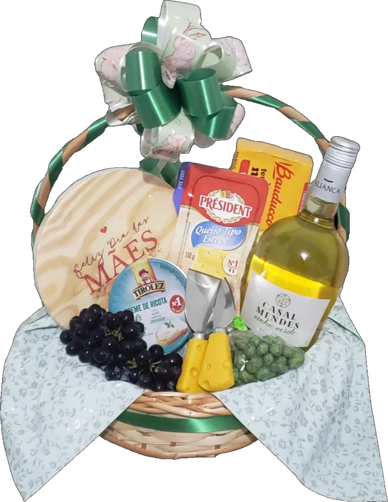 Cesta Vinho Verde Imagem