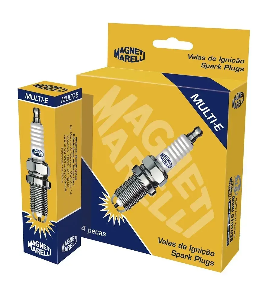 KIT 4 Vela de Ignição VW Fox 1.0 8v BKR7ESB Magneti Marelli  