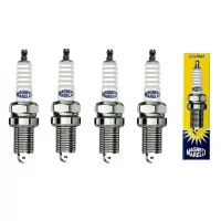 Jogo com 4 Vela de Ignição VW Fox 1.0 8v / Totalflex 2005 até 2020 BKR7ESB Magneti Marelli  