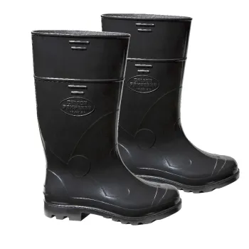 BOTA DE PVC PRETA C/ CANO LONGO - Foto 2