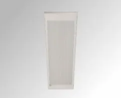 Luminaria C/ Difusor Embutir 2X16/20W