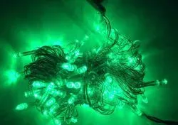 Pisca com 100 Lâmpadas Verdes