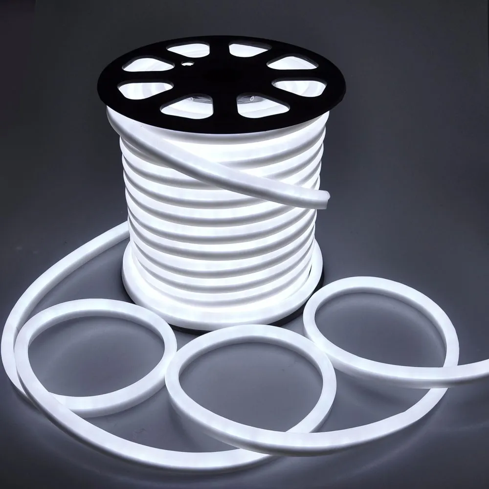 Mangueira Led Neon Flex  100 metros BRANCA FRIA 6000K Imagem