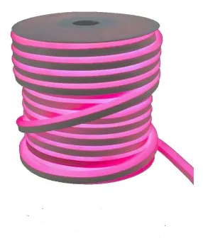 Mangueira Led Neon Flex  100 metros ROSA