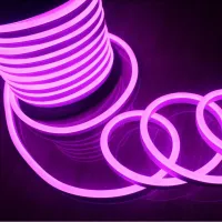 Mangueira Led Neon Flex  100 metros ROXO - Foto 3