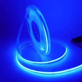 Fita LED COB AZUL 12v rolo 5 metros Imagem