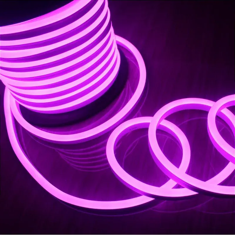 Mangueira Led Neon Flex  50 metros ROXO