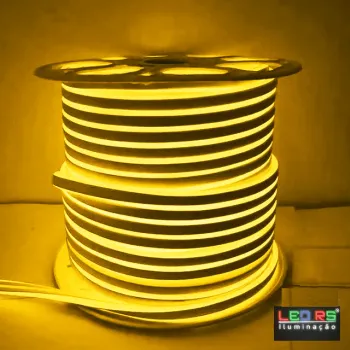 Mangueira Led Neon Flex  100 metros AMARELO