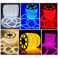 Mangueira Led Neon Flex  100 metros AMARELO - Foto 5