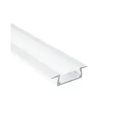 Perfil de LED Embutir Alumínio Branco 50x35 2 metros
