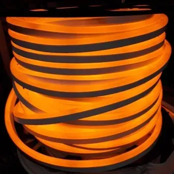 Mangueira Led Neon Flex  100 metros LARANJA