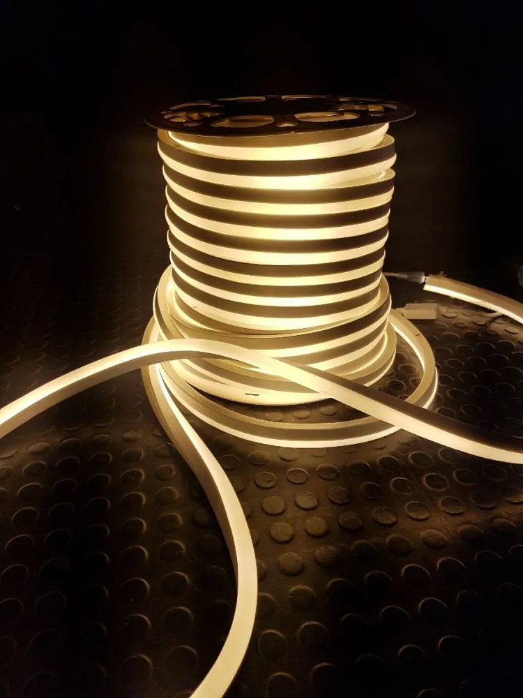 Mangueira Led Neon Flex  100 metros BRANCA MORNA 4000K Imagem