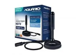 Antena Interna Tv Digital Hdtv Dtv 100 Aquario 100% Original Imagem