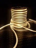 Mangueira Led Neon Flex  100 metros BRANCA QUENTE 3000K - Foto 2