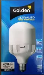 Lâmpada Led Bulbo 40w Bivolt Ultraled Alta Potencia