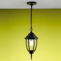Pendente British Sextavado 1xE27 Imagem