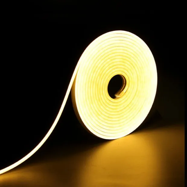 Mangueira Fita LED Neon BRANCA MORNA 4000K 12v rolo 5 metros Imagem