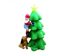 Papai Noel Árvore Inflável 2,10m  Imagem