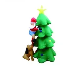 Papai Noel Árvore Inflável 2,10m 