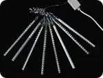 Kit 8 Tubo Led 20 CM 144 Led Azul