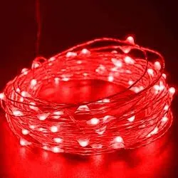 Pisca 100 Lâmpadas Vermelho Imagem