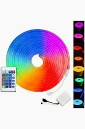 Mangueira Fita Neon Rgb Digital 5m 12v+controlador 