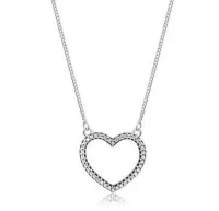 Colar de prata 925 Coração Love  - 230049 - Foto 2