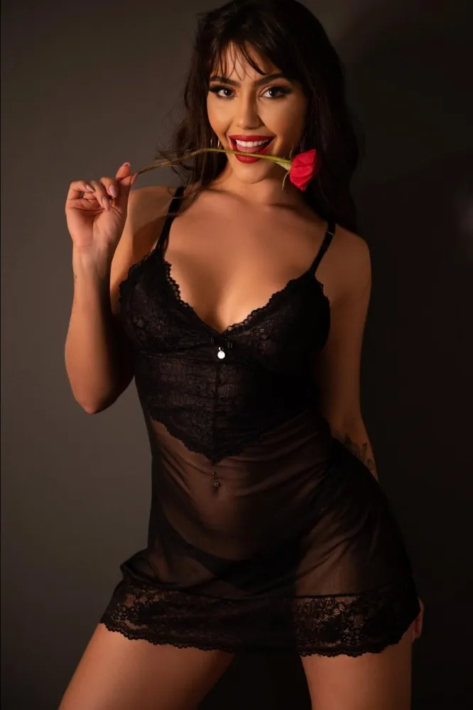 304- CAMISOLA DOCE MALÍCIA PRETO