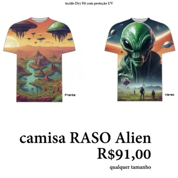 Camisa Dry Fit RASO - UV50 - Alien 1
