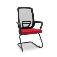 Kit com 2 Unidades Cadeira Aproximação Adrix Estrutura Sky Cor Preta - Foto 5