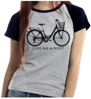 Baby look blusa Feminina Bike bicicleta ciclista - Foto 5
