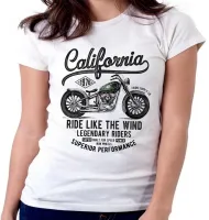 Baby look blusa Feminina Califórnia moto harley davidson - Foto 5