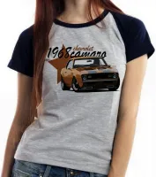 Baby look blusa Feminina Camaro chevrolet GM v8 muscle car - Foto 2