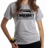 Baby look blusa Feminina Camionete Ford antiga carro antigo - Foto 4