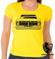 Baby look blusa Feminina Camionete Ford antiga carro antigo - Foto 5