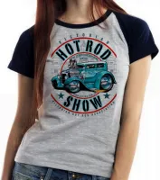 Baby look blusa Feminina Carro antigo hot rod v8 muscle - Foto 2