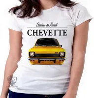 Baby look blusa Feminina Chevette chevrolet - Foto 3