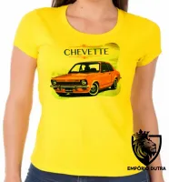 Baby look blusa Feminina Chevette Brasil carro antigo - Foto 3