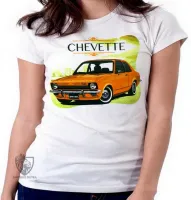 Baby look blusa Feminina Chevette Brasil carro antigo - Foto 5