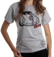Baby look blusa Feminina Herbie fusca - Foto 3