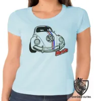 Baby look blusa Feminina Herbie fusca - Foto 5