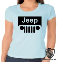 Baby look blusa Feminina Jeep carro off road estilo vida aventura - Foto 2