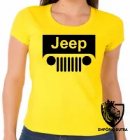Baby look blusa Feminina Jeep carro off road estilo vida aventura - Foto 3