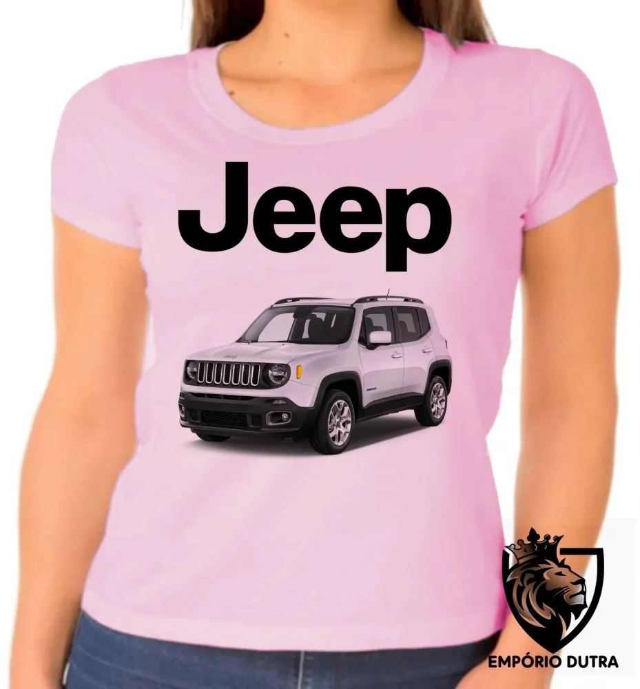 Baby look blusa Feminina jeep renegade melhor carro off road Brasil